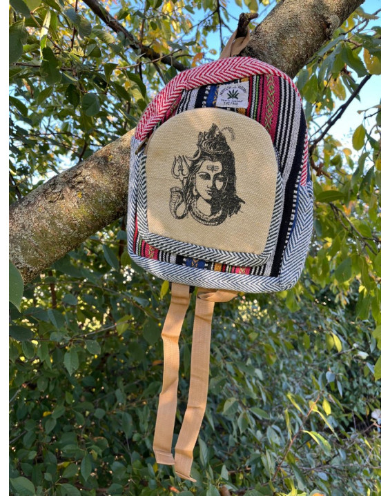 Ethno batoh z konope - SHIVA malý